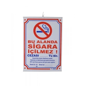 3E Grup - Odak 35x50 Sigara İçilmez Levhası Çıtalı