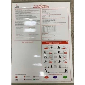 3E Grup - Odak 50x70 Yangın Emniyet Talimatı