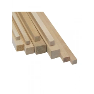 3E Grup - Odak Hobi 12 Mmx12 Mmx40 Cm Kare Çıta 5li