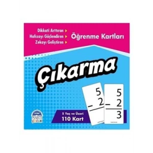 3E Grup - Öğrenme Kartları-çıkarma-martı Çocuk Yayınları