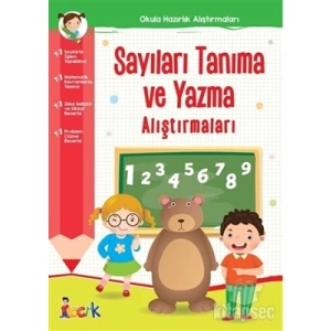 3E Grup - Okula Hazırlık Alıştırmaları - Sayıları Tanıma ve Yazma - Bıcırık Yayınları