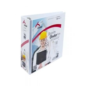 3E Grup - Önder 9 Cm 4 Halka D Mekanizma Klasör Beyaz 2019-5