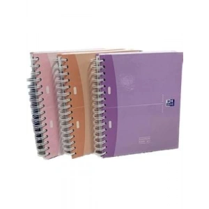 3E Grup - Oxford European A5 Karton Kapak Spiralli Defter Kareli 100 Yp 101371