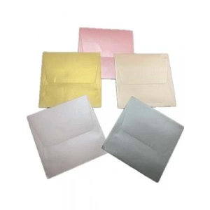 3E Grup - Oyal 16x16 Davetiye Zarfı 160 Gr Saten M.renkler