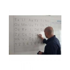 3E Grup - Panda 120x56 Cm Harfli Kılavuz Kağıt Tahta