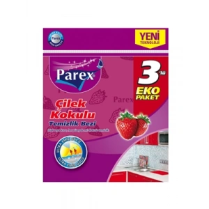 3E Grup - Parex Çilek Kokulu Temizlik Bezi 3lü 1909746