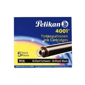 3E Grup - Pelikan Uzun Kartuş Siyah 5 Li 4001