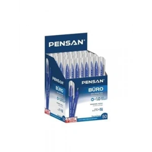 3E Grup - Pensan 2270 1.0 Mm Büro Tükenmez Kalem Mavi