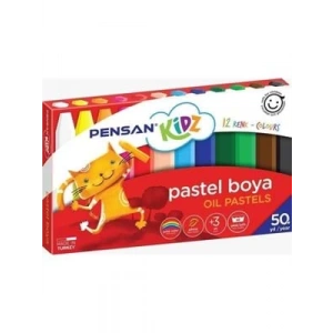3E Grup - Pensan Kıdz Pastel Boya 12 Renk 98060pb12r