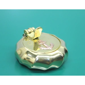 Pirinç Çapalı Kapaklı Küllük 5 Cm