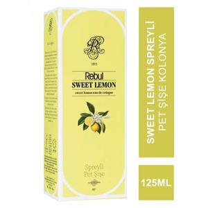 3E Grup - Rebul 125 Ml Kolonya Pet Şişe Sprey Sweet Lemon
