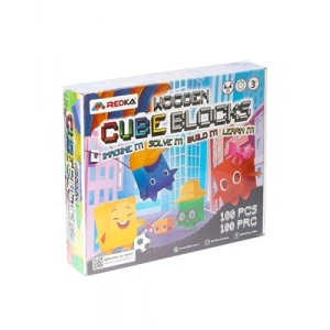 3E Grup - Redka Wooden Cube Blocks Rd5642