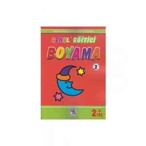 3E Grup - Renkli Eğitici Boyama 2 (+2 Yaş) - Nurdan Yayınları