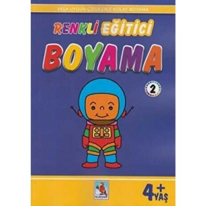 3E Grup - Renkli Eğitici Boyama 2 (+4 Yaş) - Nurdan Yayınları