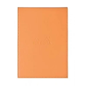 3E Grup - Rhodıa Btqprtblk 115x158 Turuncu Deri Kılıf Bloknot Rp118138