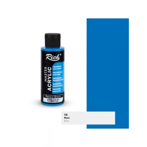 3E Grup - Rich 120 Cc Master Akrilik Boya Mavi 120-178