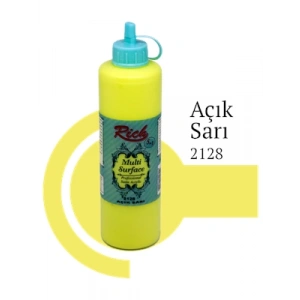 3E Grup - Rich 500 Cc Multı Surface Akrilik Boya 2128 Açık Sarı