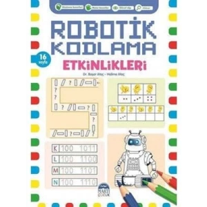 3E Grup - Robotik Kodlama Etkinlikleri 16 Sayfa Mavi - Martı Çocuk Yayınları