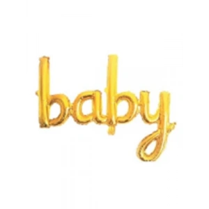 3E Grup - Rps 40 Folyo Balon Baby İmza Altın 0594