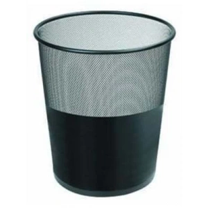 3E Grup - Rubenis Çöp Kovası Yarım Perforeli Gümüş 9660