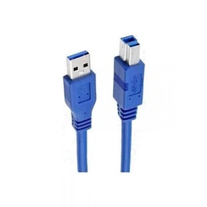 3E Grup - S-link Sl-3040 1.5 Metre Usb 3.0 Mavi Yazıcı Kablosu
