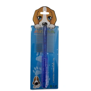 3E Grup - Şeffaf Çift Taraflı Kıtık Açıcı Tarak 8x19 cm Karışık