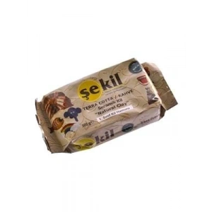 3E Grup - Şekil 500 Gr Seramik Hamuru Terra Cotta Kahve Vk500khv