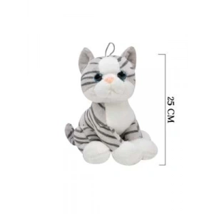 3E Grup - Selay 25 Cm Peluş Sabit Kedi Karma 1164
