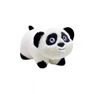 3E Grup - Selay 40 Cm Peluş Panda Yastık Beyaz 1036