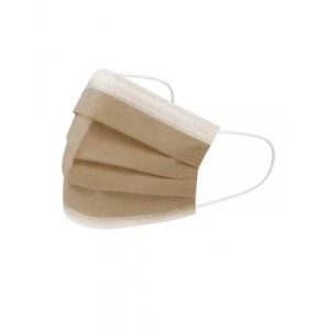 3E Grup - Sevgi Üç Katlı Maske Açık Kahve 10lu
