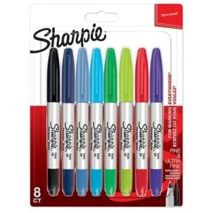 3E Grup - Sharpie Çift Uçlu Permanent Marker 8li 2065409