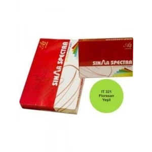 3E Grup - Sınar A4 75 Gr Fosforlu Renkli Kağıt Yeşil 250li It 321