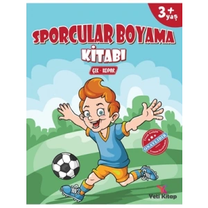 3E Grup - Sporcular Boyama Kitabı - Yeti Kitap