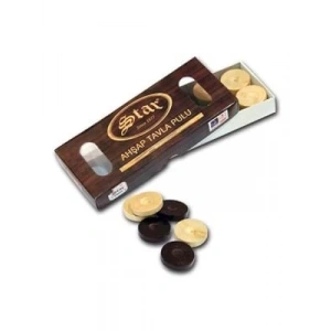 3E Grup - Star Ahşap Tavla Pulu No:4 1026137