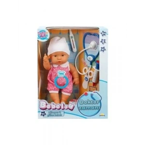 3E Grup - Sunman Bebelou 35 Cm Sesli Bebek Doktor Zamanı S01030111