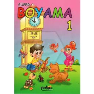 3E Grup - Süper Boyama - Pinokyo Yayınları