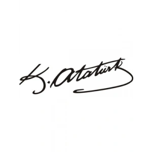 3E Grup - Svn Ata İmza Folyo Sticker No:1