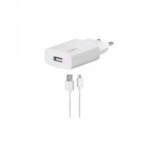 3E Grup - Taks 5ts01mb-d Micro Usb To Usb-a Seyahat Şarj Aleti Beyaz