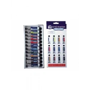 3E Grup - Talens 12x12 Ml Akrilik Boya Set