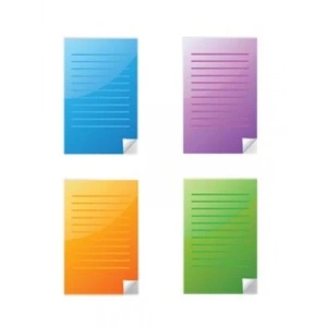 3E Grup - Taros Vıntage Label A4 İçi Renkli Defter 1881