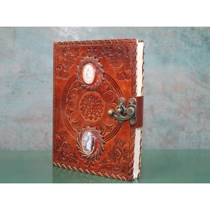 Taşlı Deri Defter Model 2
