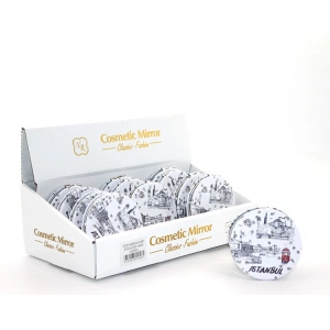 Taşlı İstanbul Tasarımı El Aynası İnce Model 23