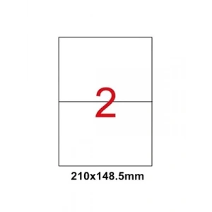 3E Grup - Tekno 210x148.5 Mm Laser Etiket 100 Lü Bk-2100