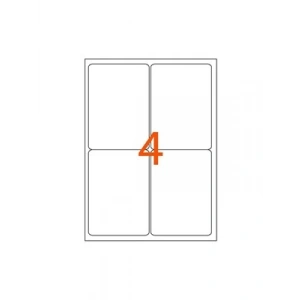 3E Grup - Tekno 99.1x139 Mm Laser Etiket 400lü Bk-2004