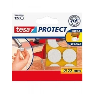 3E Grup - Tesa 22 Mm Yuvarlak Keçe Beyaz 57893-00000