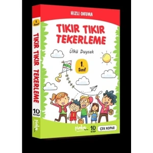 3E Grup - Tıkır Tıkır Tekerleme 1. Sınıf 10 Kitap - Pinokyo Yayınları