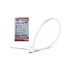 3E Grup - Tork Trk-250x3.5mm 100lü Beyaz Kablo Bağı