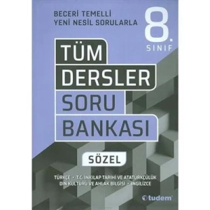 3E Grup - Tudem Yay.-8.sınıf Tüm Dersler Soru Bankası Sözel 2425