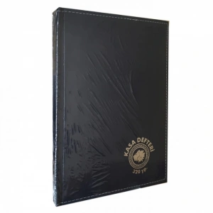 3E Grup - Turkuaz 17x33 Kasa Defteri 320yp