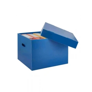 3E Grup - Üçgen 30x35x41 5 Klasör Kapasiteli Arşiv Kutusu M.renkler